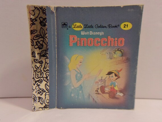 Dollhouse Miniature Books Little Golden Books Disney/'s Pinocchio 2