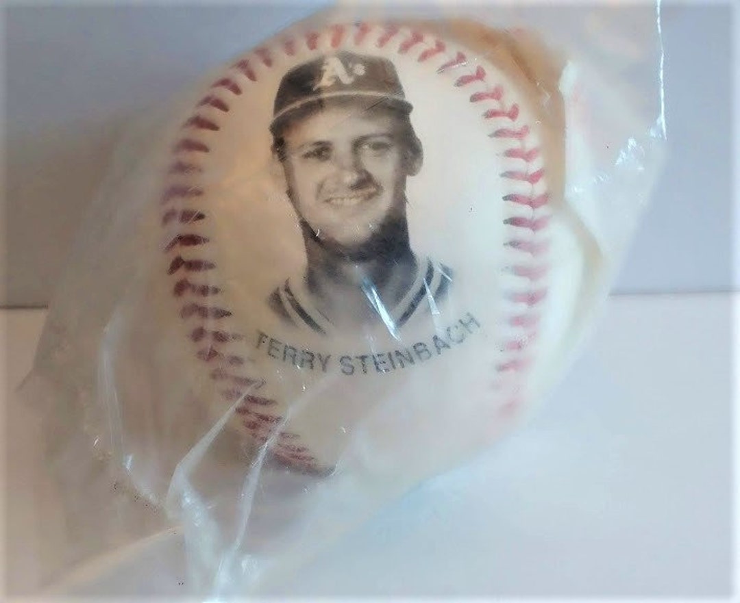 Vintage 1993 Terry Steinbach Oakland A’s Baseball Player FOTOBALL 1 of