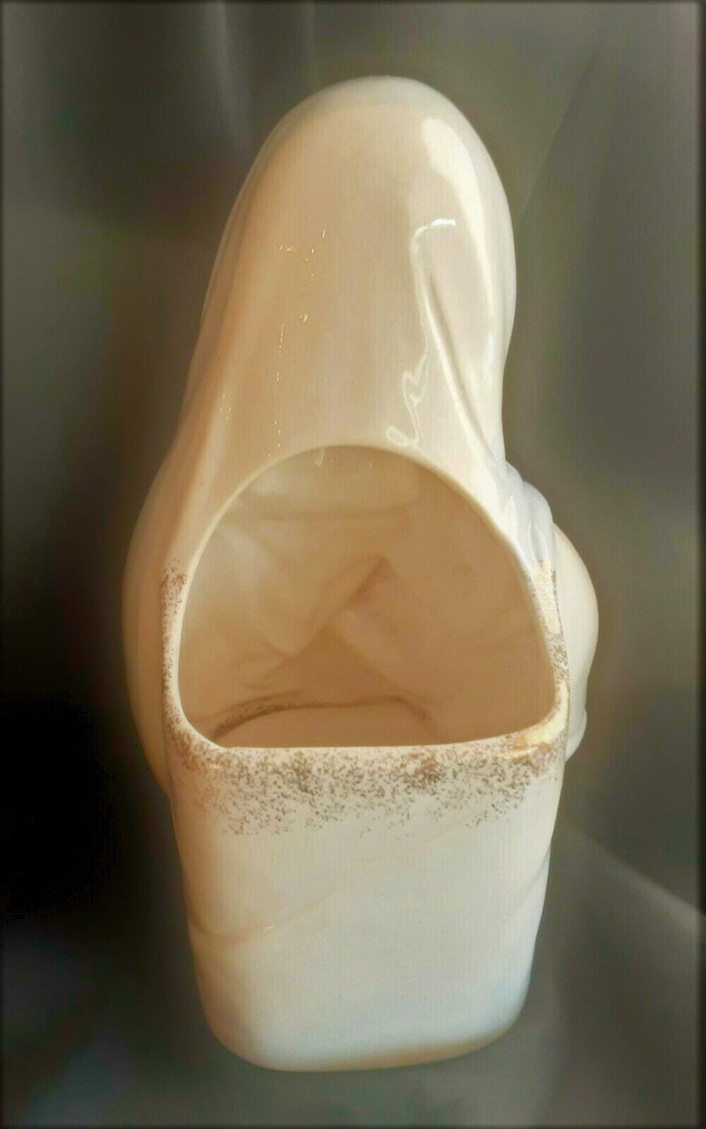 Vintage Mary Madonna Head Bust Vase Planter Figurine Japan Etsy