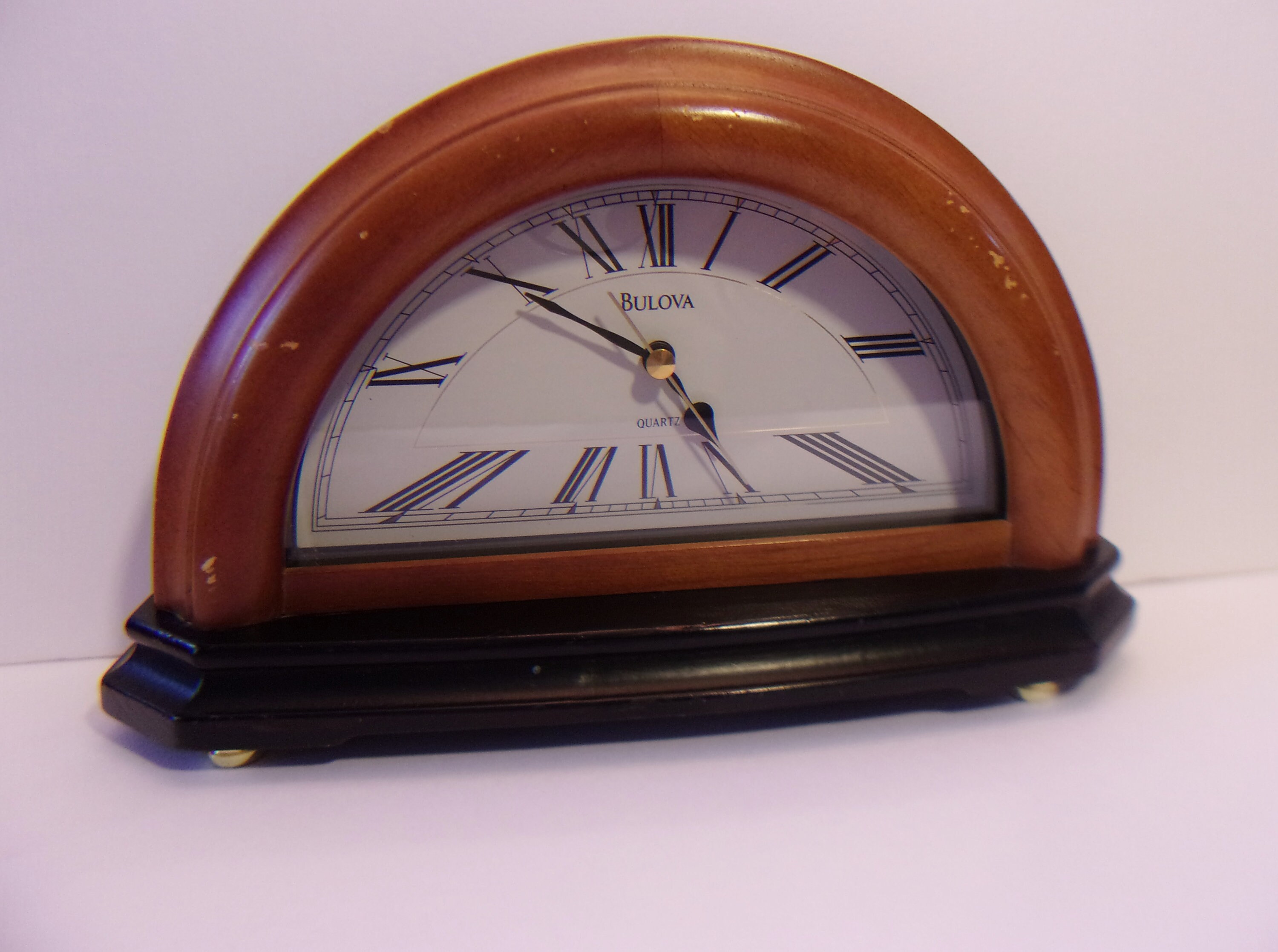 Wooden Bulova Mantle Clock Quartz Vintage Home Decor - Etsy Canada