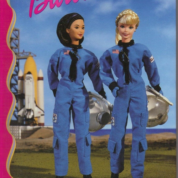 1998 Mattel Grolier  Barbie & Friends Book Club Lot Shooting For The Stars  Astronaut ISBN;0-7172-8830-7