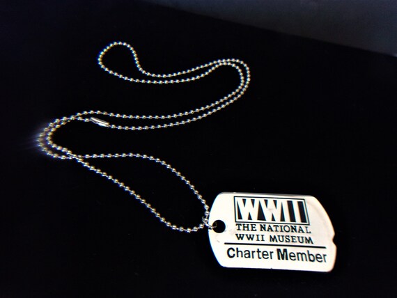 The National WWII Museum Dogtag Necklace Charter … - image 3