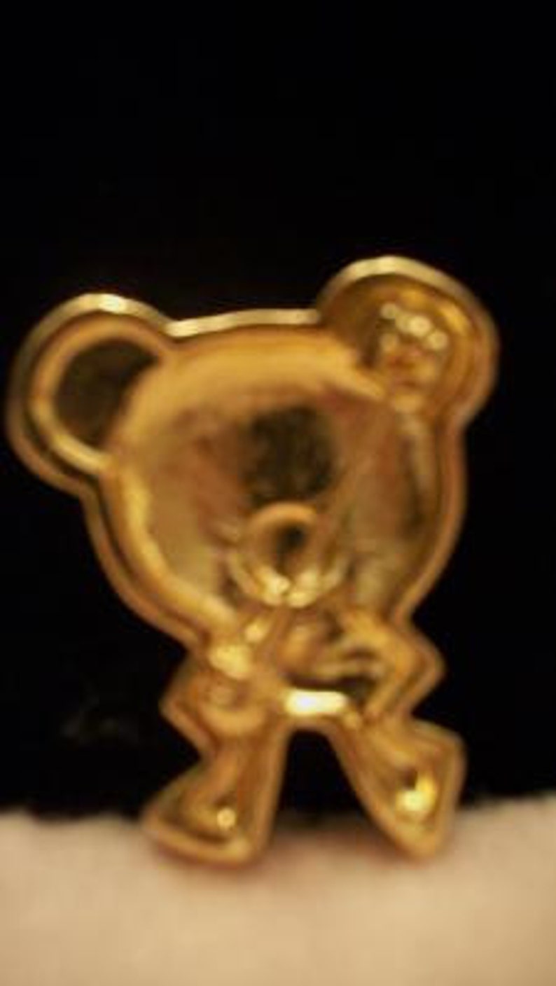 SALE Vintage Rhinestone Teddy Bear Brooch Pin Two Tone Jewelry Fashion Accessories Mothers Day Valentines Gift SALE