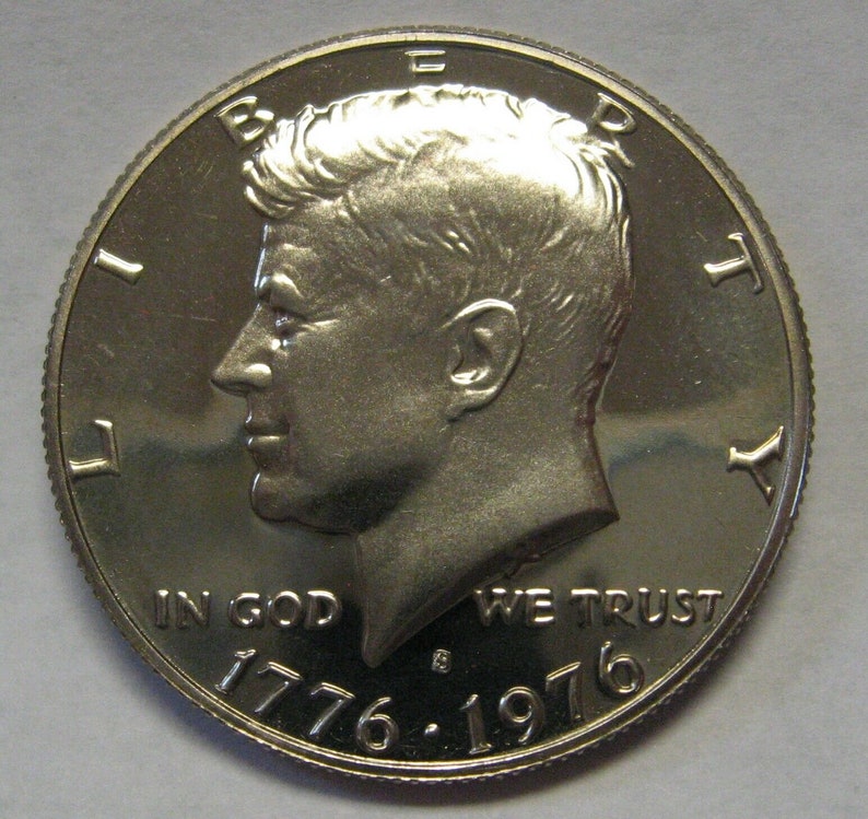 Bicentennial 1776 1976 Kennedy Half Dollar Clad Proof Coin Etsy