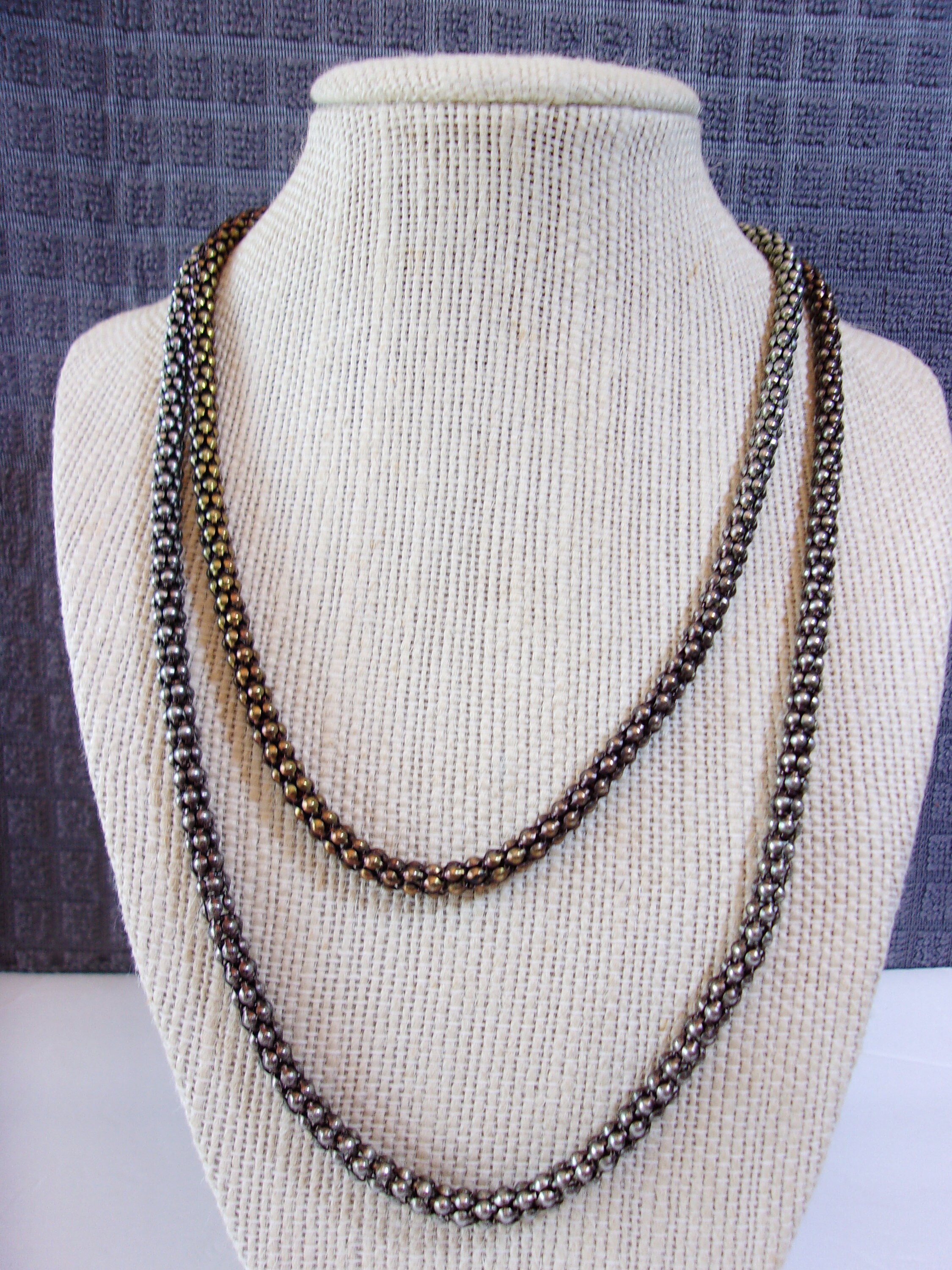 Long Multi Color Chain Necklace Vintage Jewelry Fashion Accessories 37