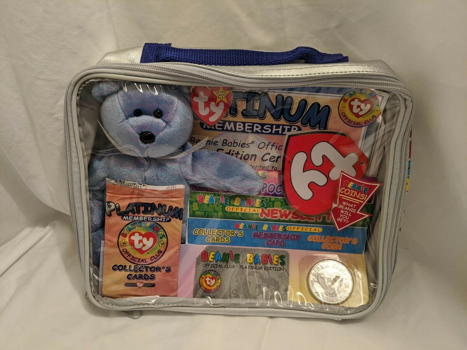 Ty beanie baby platinum membership sale kit value