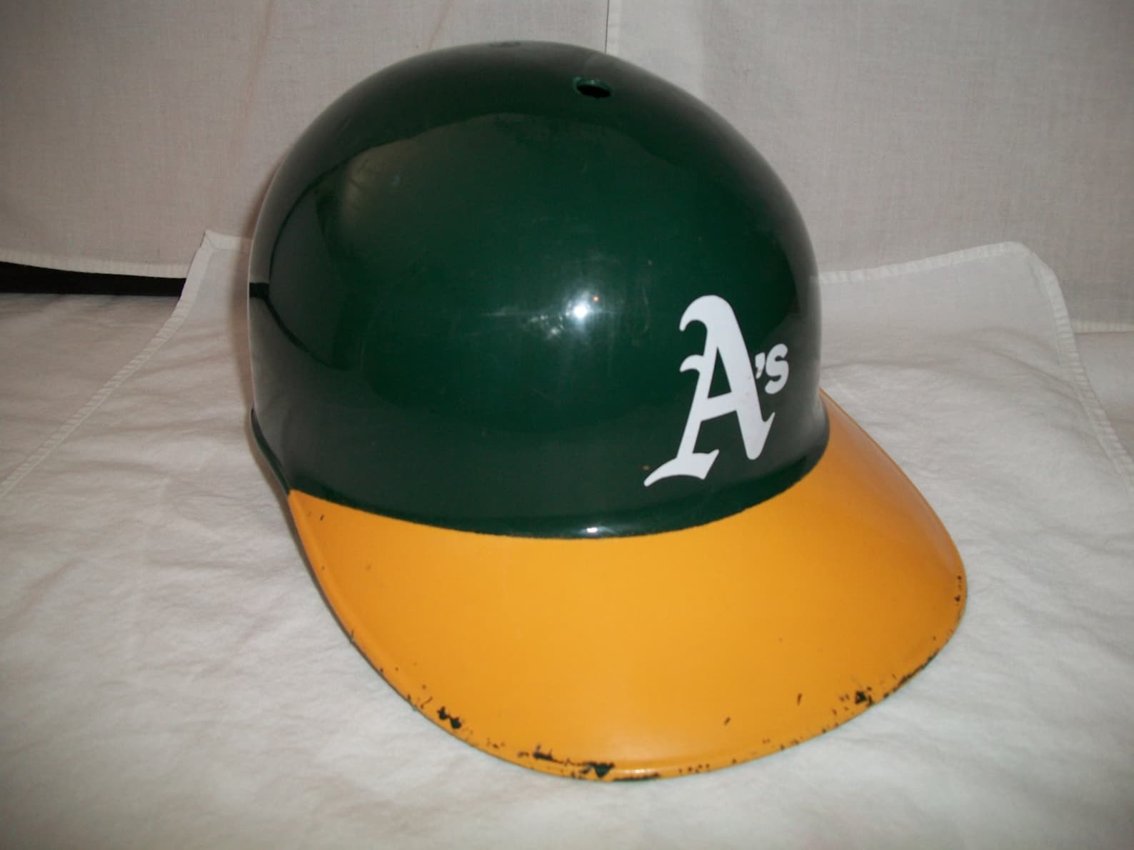 2 Vintage 1969 Oakland A's plastic batting helmet hard hat Etsy