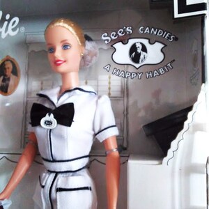 NIB BARBIE DOLL 1999 SEE'S CANDIES A HAPPY HABIT 27289