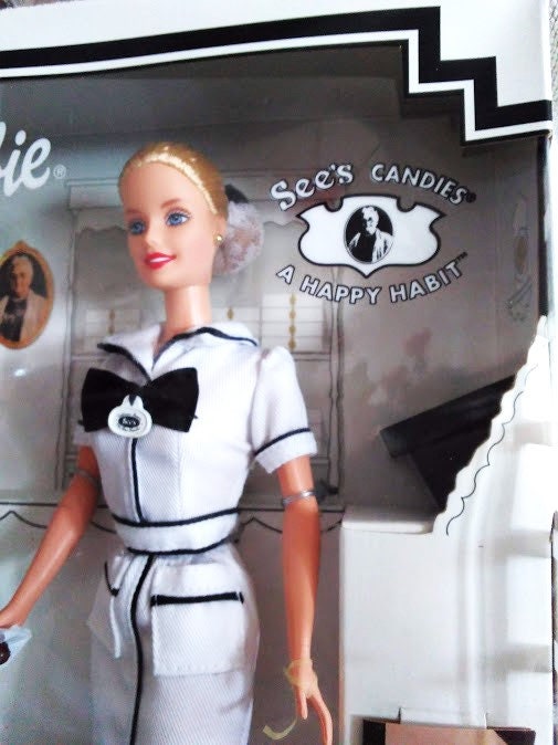 See's Candies A Happy Habit Barbie Doll 1999 Mattel 27289 - We-R-Toys