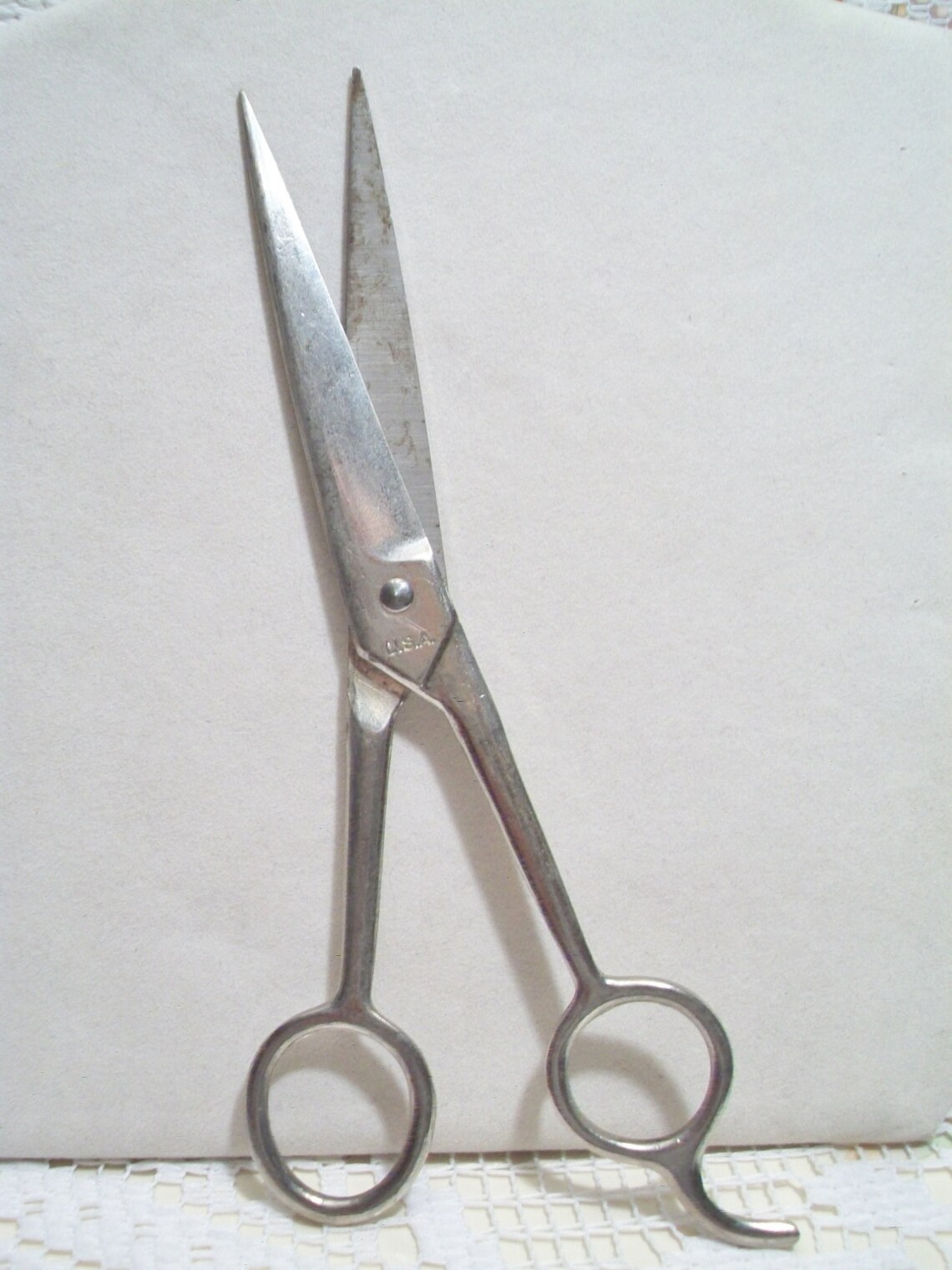 Vintage Hair Cutting Scissors Retro Shears USA Stylist Barber Etsy