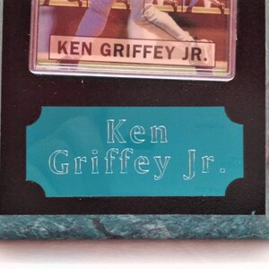 Vintage Super Rare Ken Griffey Jr Wall Plaque 1994 Multi Image Baseball Card Seattle Mariners Baseball www.etsy.com/shop/ALEXLITTLETHINGS image 9