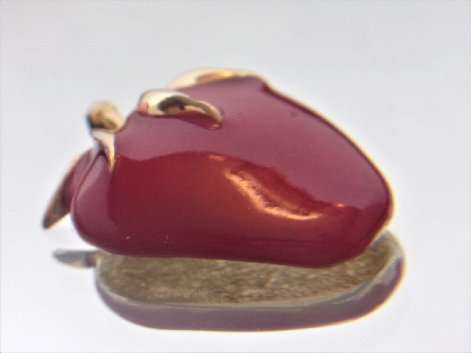 Red Strawberry Pendant Vintage Fruit Jewelry Fashion Etsy