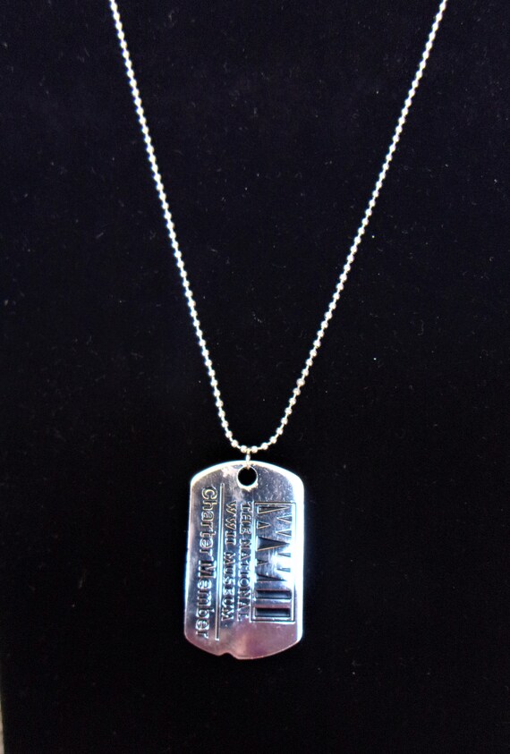 The National WWII Museum Dogtag Necklace Charter … - image 5