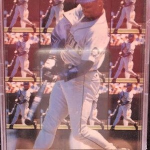 Vintage Super Rare Ken Griffey Jr Wall Plaque 1994 Multi Image Baseball Card Seattle Mariners Baseball www.etsy.com/shop/ALEXLITTLETHINGS image 2