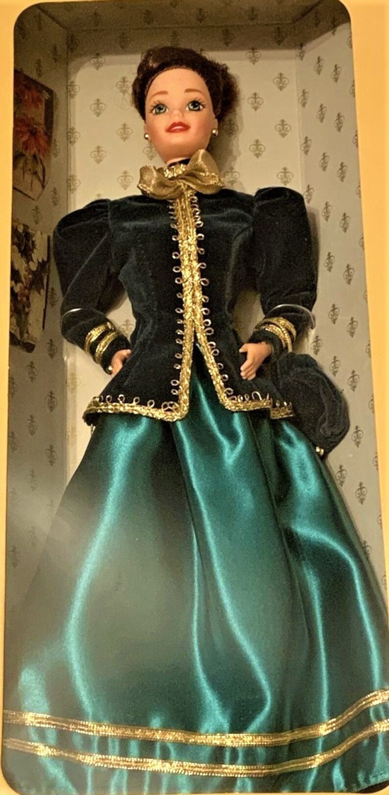 Dolls - Yuletide Romance Barbie - Third in a Series - 1996 Hallmark Special Edit