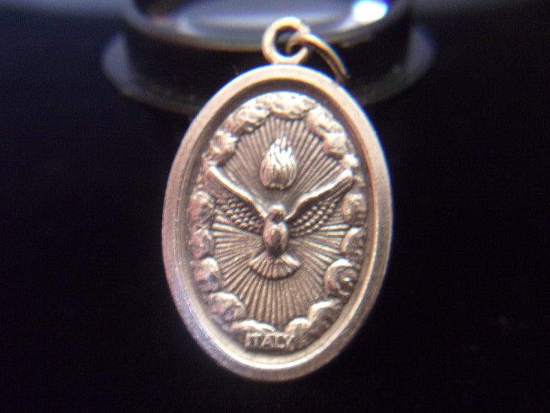 Holy Family Medal Religious Medallion Pendant Catholic Jewelry Etsy