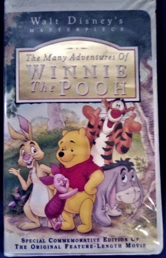 the many adventures of winnie the pooh 1996 vhs