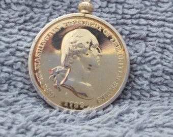 Vintage 1960's Souvenir George Washington Peace and Friendship Medal 24k Electro Plated Pendent Denver  www.etsy.com/shop/ALEXLITTLETHINGS