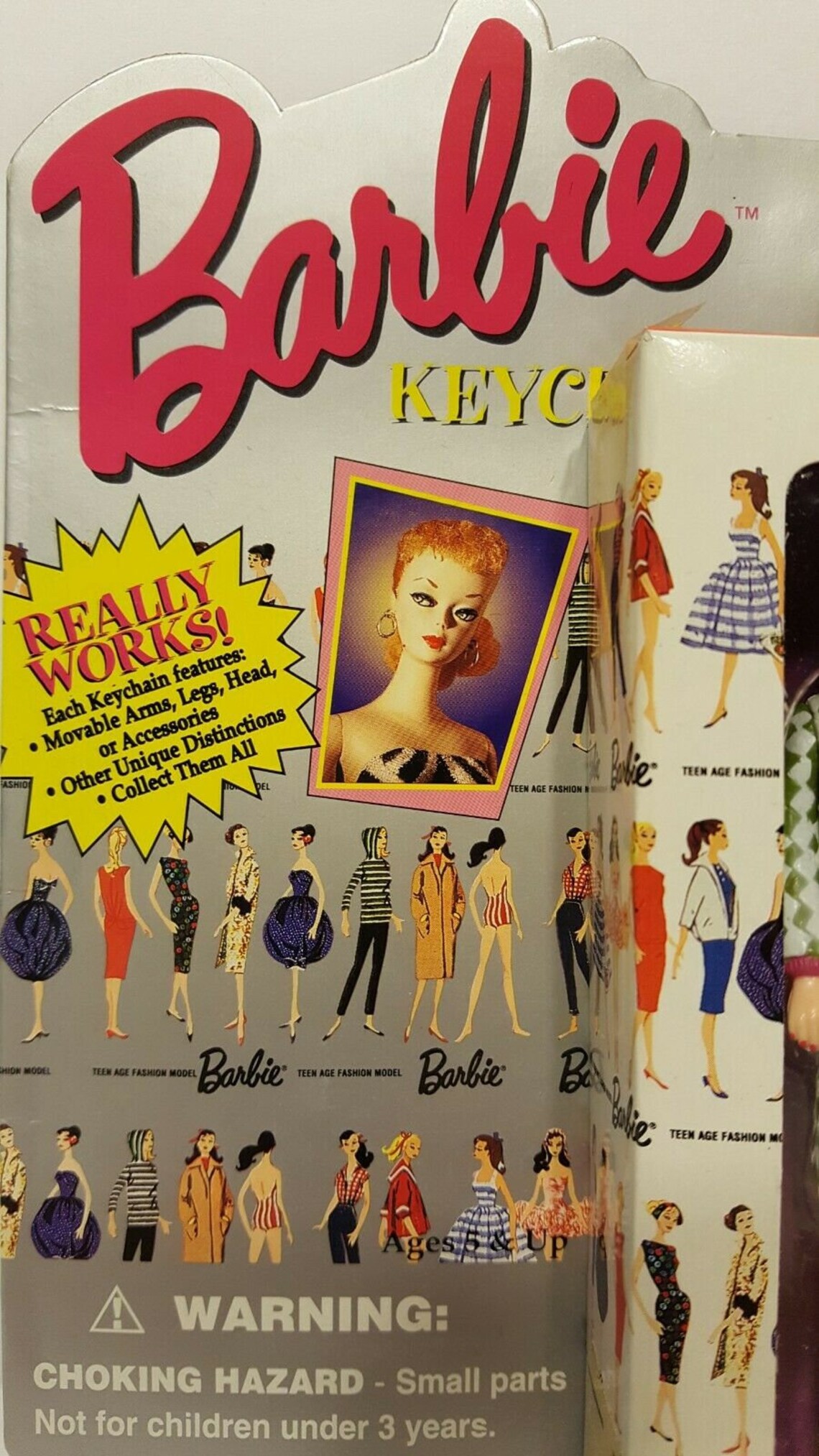 Vintage Mattel 1995 Barbie Keychain by Basic Fun Retro Poodle Etsy