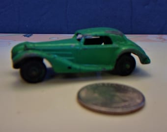 Vintage TootsieToy 1939 Mercedes Coupe Green Die Cast Metal Car Original  1960's Toy Car Collectible  www.etsy.com/shop/ALEXLITTLETHINGS