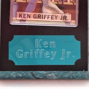 Vintage Super Rare Ken Griffey Jr Wall Plaque 1994 Multi Image Baseball Card Seattle Mariners Baseball www.etsy.com/shop/ALEXLITTLETHINGS image 3