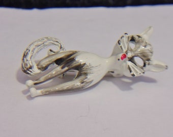 Siamese Cat Brooch Pin Vintage Jewelry Retro Fashion Accessories For Her