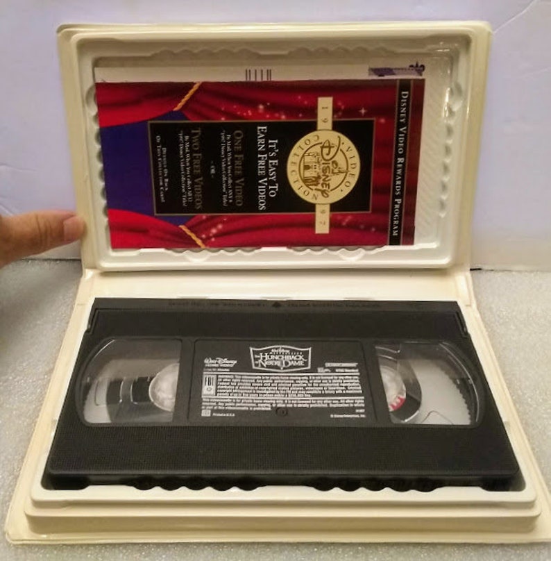 1997 The Hunchback of Notre Dame VHS Walt Disney Masterpiece | Etsy