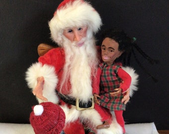 Santa with children