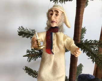 Dickens’ Ebenezer Scrooge Christmas ornament