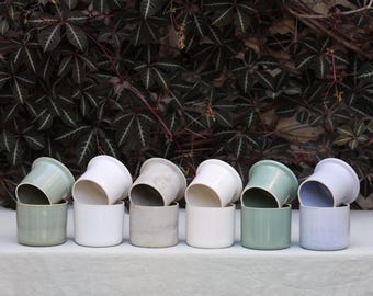 Handmade stoneware butter bell or butter keeper