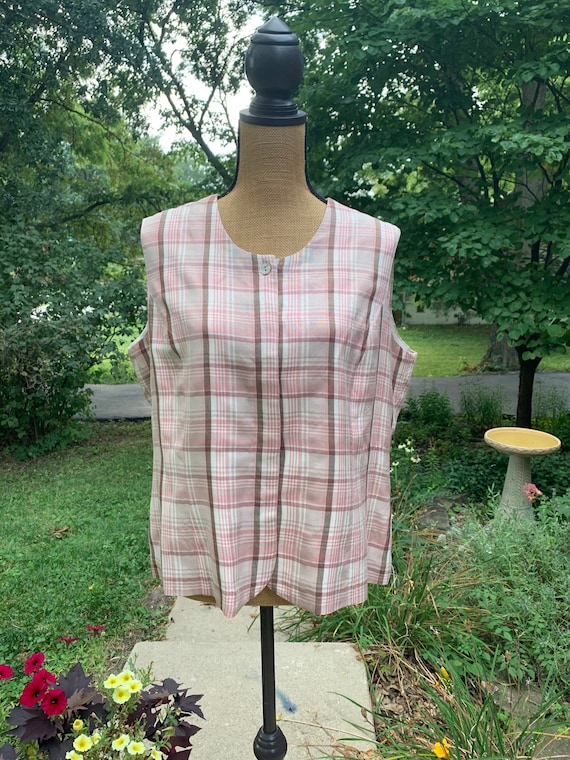 Beautiful Vintage 1990's Plaid Pendleton Silk Butt