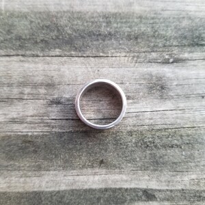 Vintage 1990's Sterling Silver Band / Ring With Black Stripes - Etsy