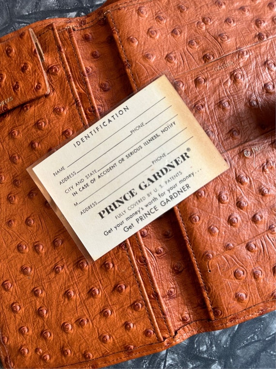 Fabulous Vintage Prince Gardner Leather Bifold Wa… - image 8