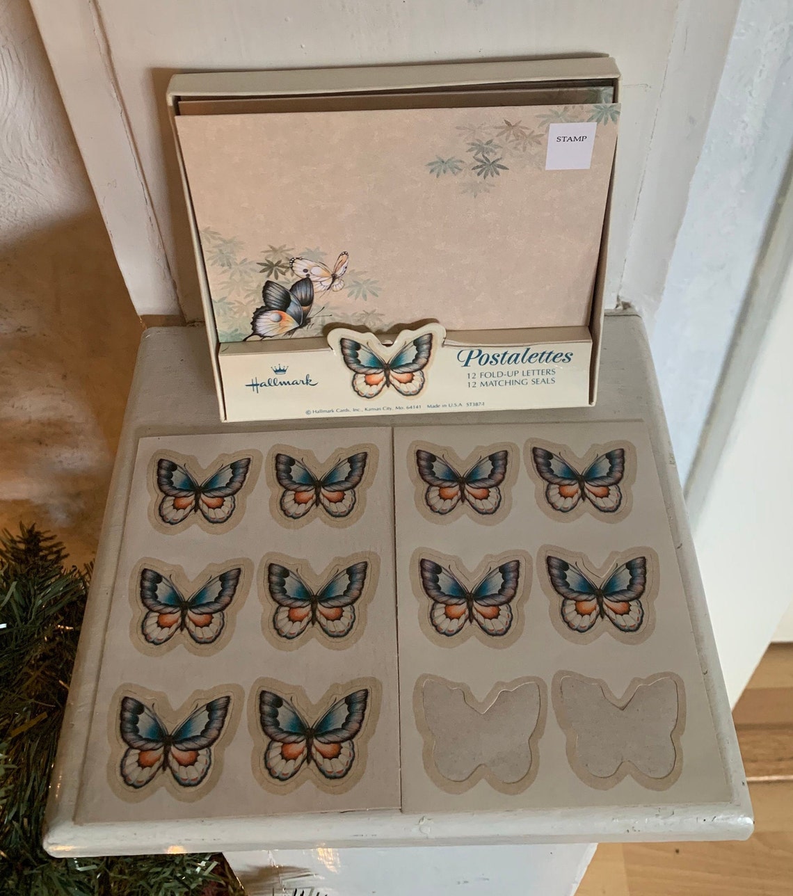 Vintage 1980's Hallmark Cards Inc. Postalettes Set of Note Etsy