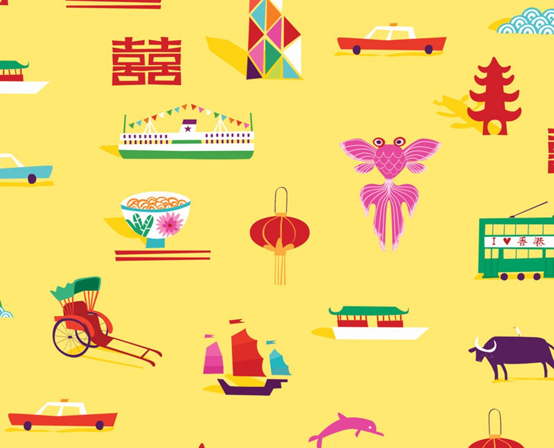 Hong Kong Print Etsy