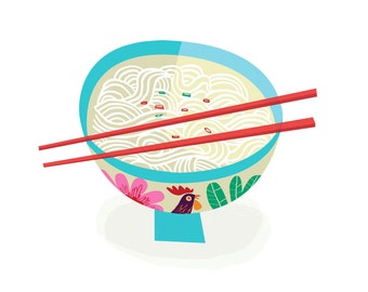 Mak's Noodles (stampa a pigmenti in edizione limitata)