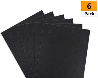 6 Stück Schwarz Aida Leinwand 30 * 45 cm Stickerei Tuch für Kreuzstich, Kreuzstich Stickerei Stoff,11 Count