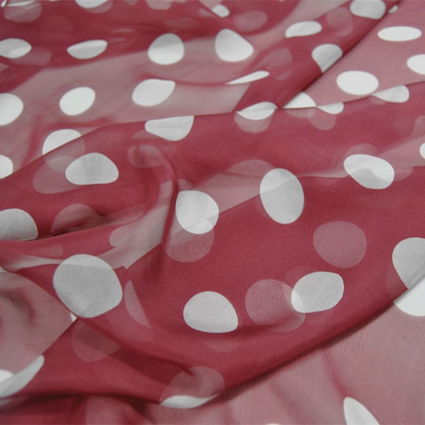 Real Red Silk Fabric Etsy