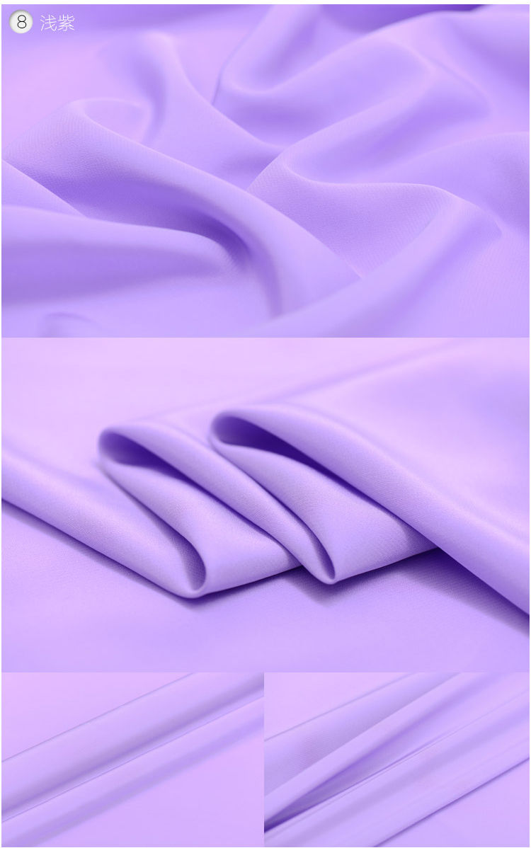 Solide mauve pâle 100 % Dim de As en crêpe de soie tissu de Chine à la verge ou mètre largeur 44 pouces Momme 23 Solide mauve pâle pâle pâle 100 % Dim de As en crêpe de soie tissu de Chine à la verge ou mètre largeur 44 pouces Momme 23 eb8a26