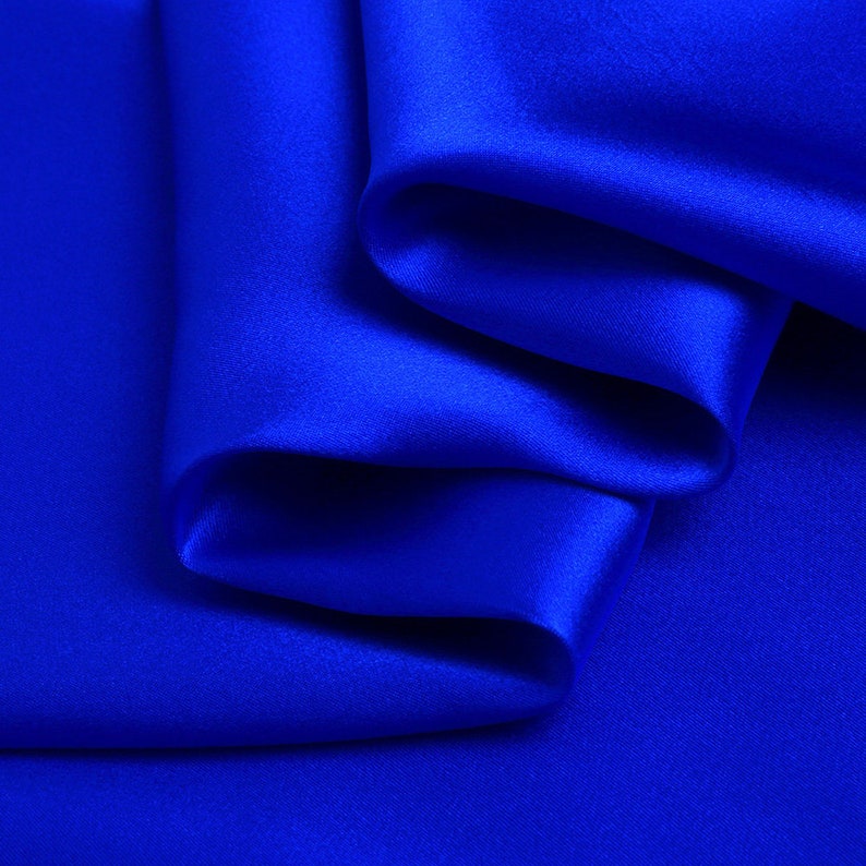 royale university blue silk