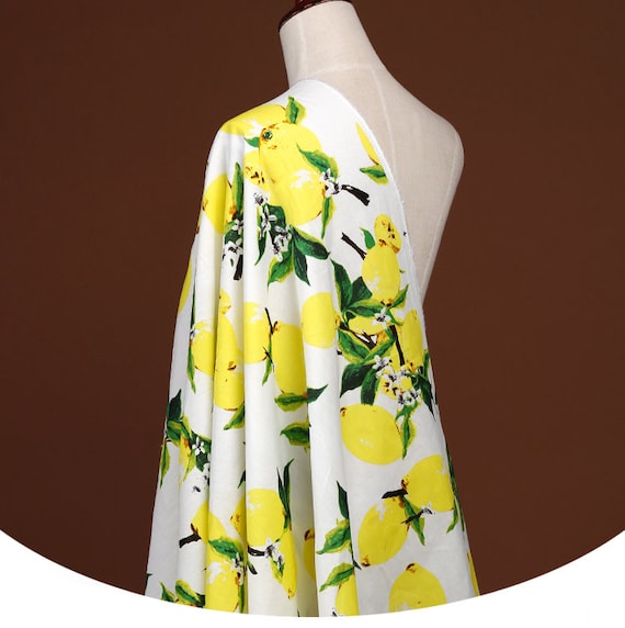 1 Yard 12 Remnant Lemon Yellow to White Ombr\u00e9 Print Chiffon Fabric FREE SHIPPING