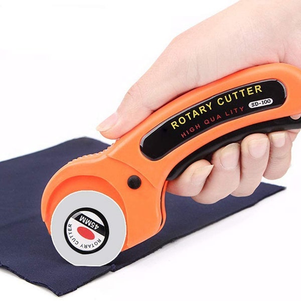 45mm All-Purpose Round Cutters Sewing Rotary Cloth Guiding Cutting Machine Quilting Fabric Craft Tool