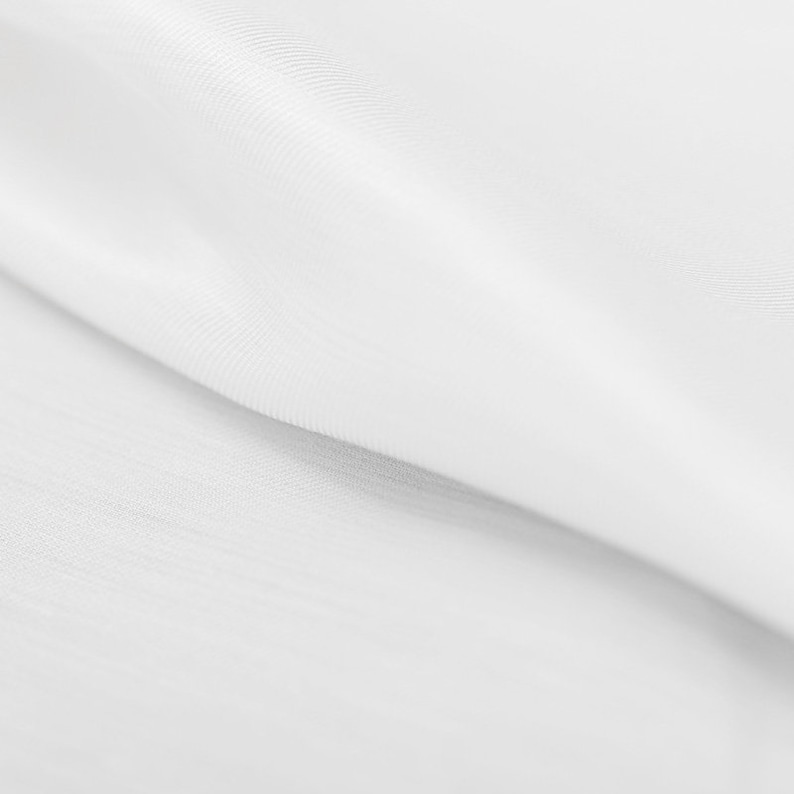 Solid White Silk Linen Blend Fabric Fabrics for Sewing Width - Etsy