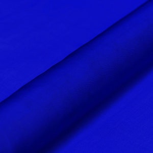 Royal Blue Chiffon Fabric 100% Pure Silk Fabrics for Summer Width 53 inch 6 Momme