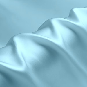 Winter Sky Blue Real Silk Fabric Charmeuse Crepe Fabrics Cloth for Sewing Clothing Width 44 inch 16 Momme