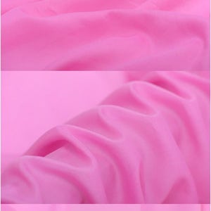 Solide Rosa Seide Baumwollmischgewebe Meterware oder Meter Breite 53 Zoll