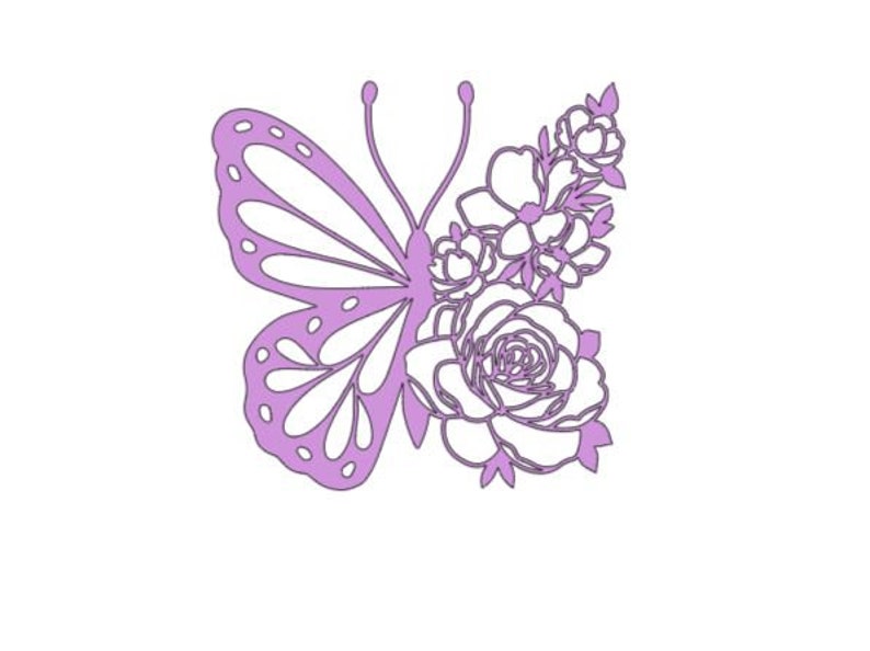 coffee mug window tumbler garden, home decor car phone decal Butterfly and roses permanent decal laptop decal flower sticker