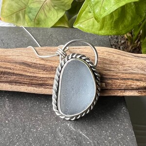 Sea Glass Necklace, Pendant, Sterling Silver, Necklace, Silver Jewellery, Sea Glass Jewellery