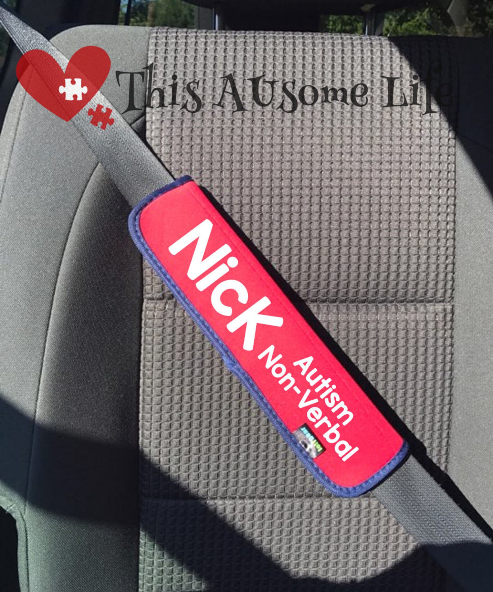 Safety Seat Belt Covers Etsy