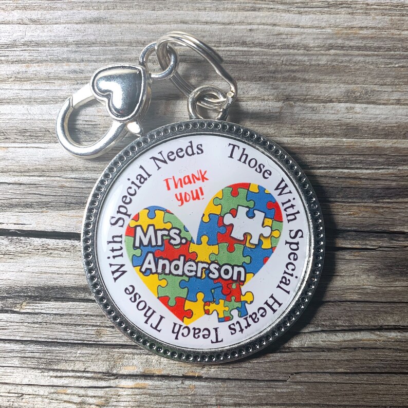 Autism Awareness Keychain for Teachers/Teacher Etsy
